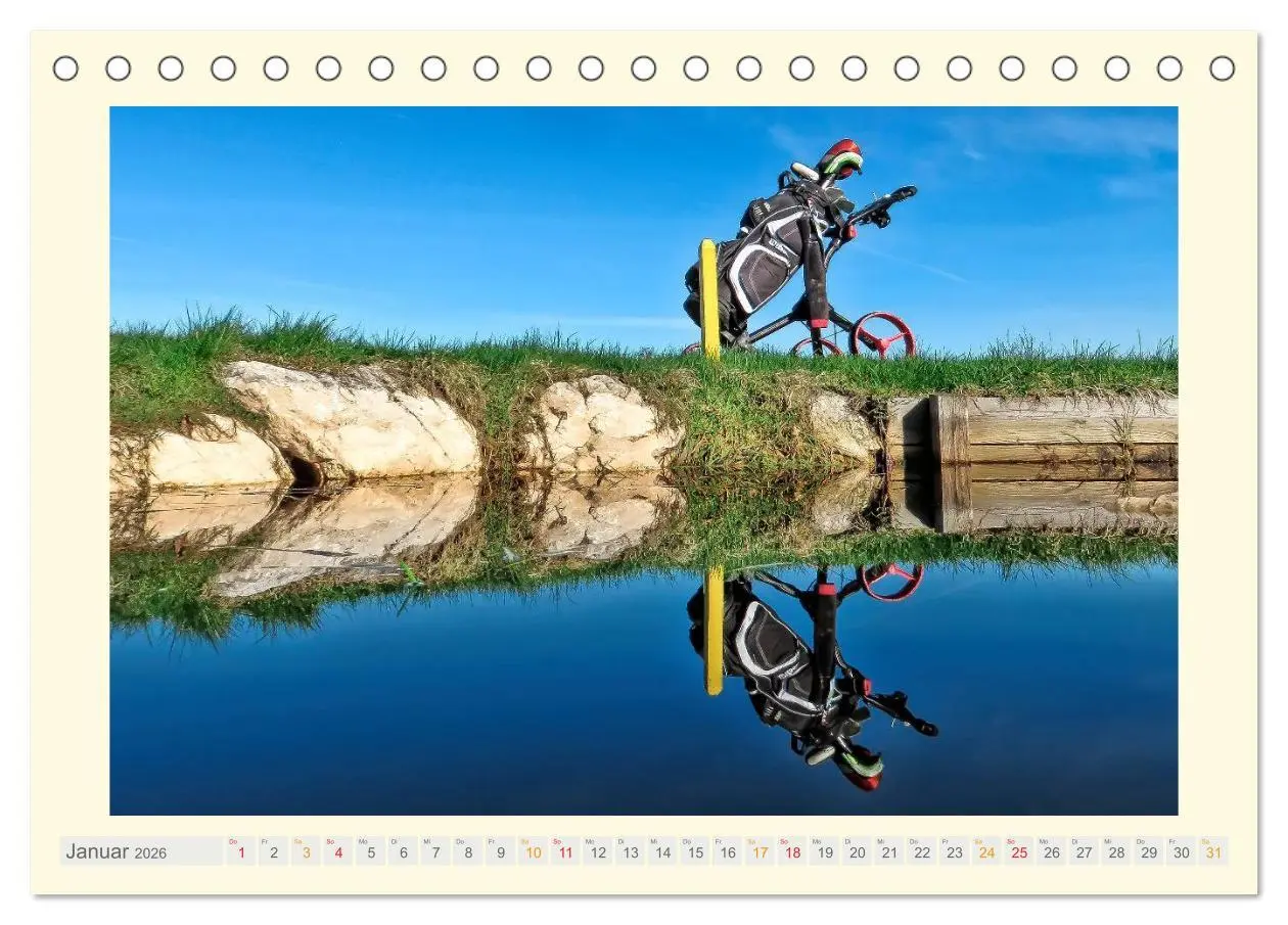 Bild: 9783516037357 | Golf - meine Leidenschaft (Tischkalender 2026 DIN A5 quer),...