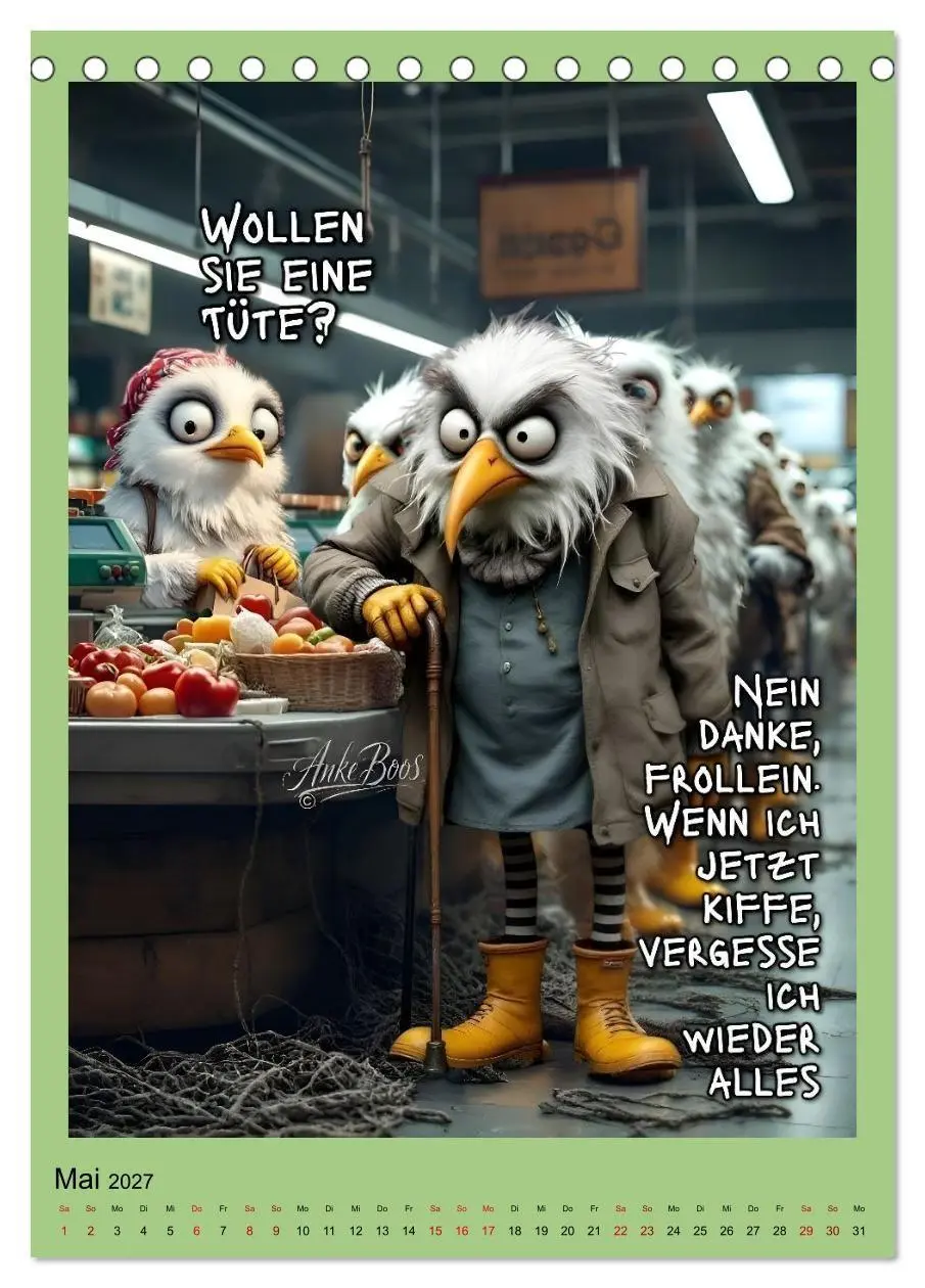 Bild: 9783594257357 | Böse Möwen - gestorben wird später (Tischkalender 2027 DIN A5...