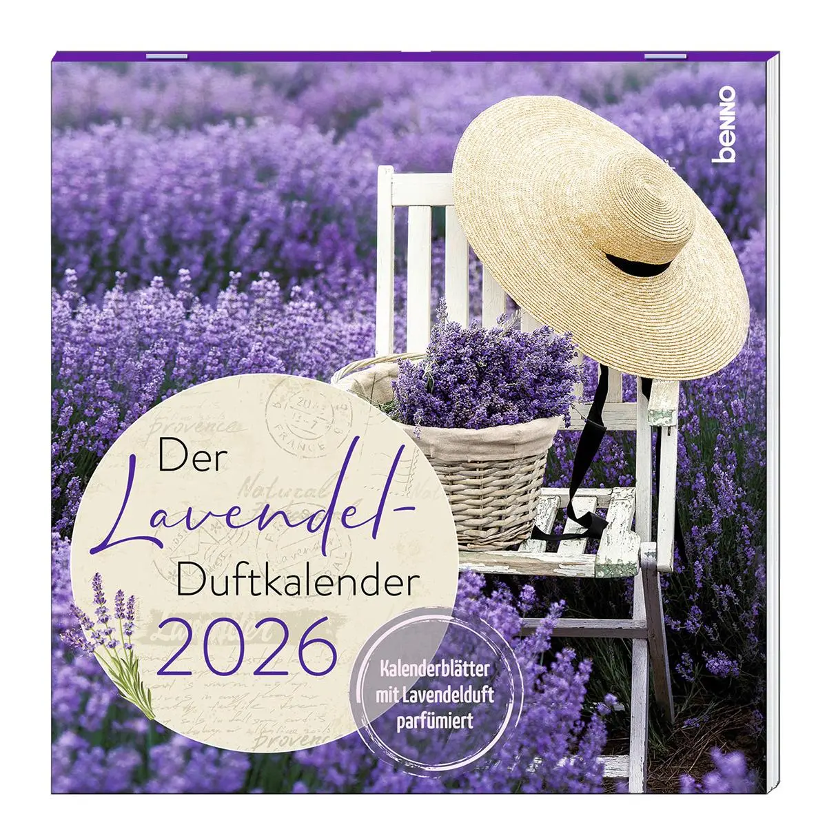 Cover: 9783746267357 | Der Lavendel-Duftkalender 2026 | Mit Lavendelduft parfümiert | 12 S.
