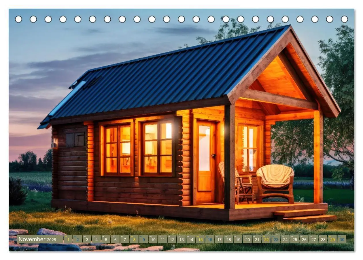 Bild: 9783383827457 | Tiny Houses - wohnen auf kleinstem Raum (Tischkalender 2025 DIN A5...