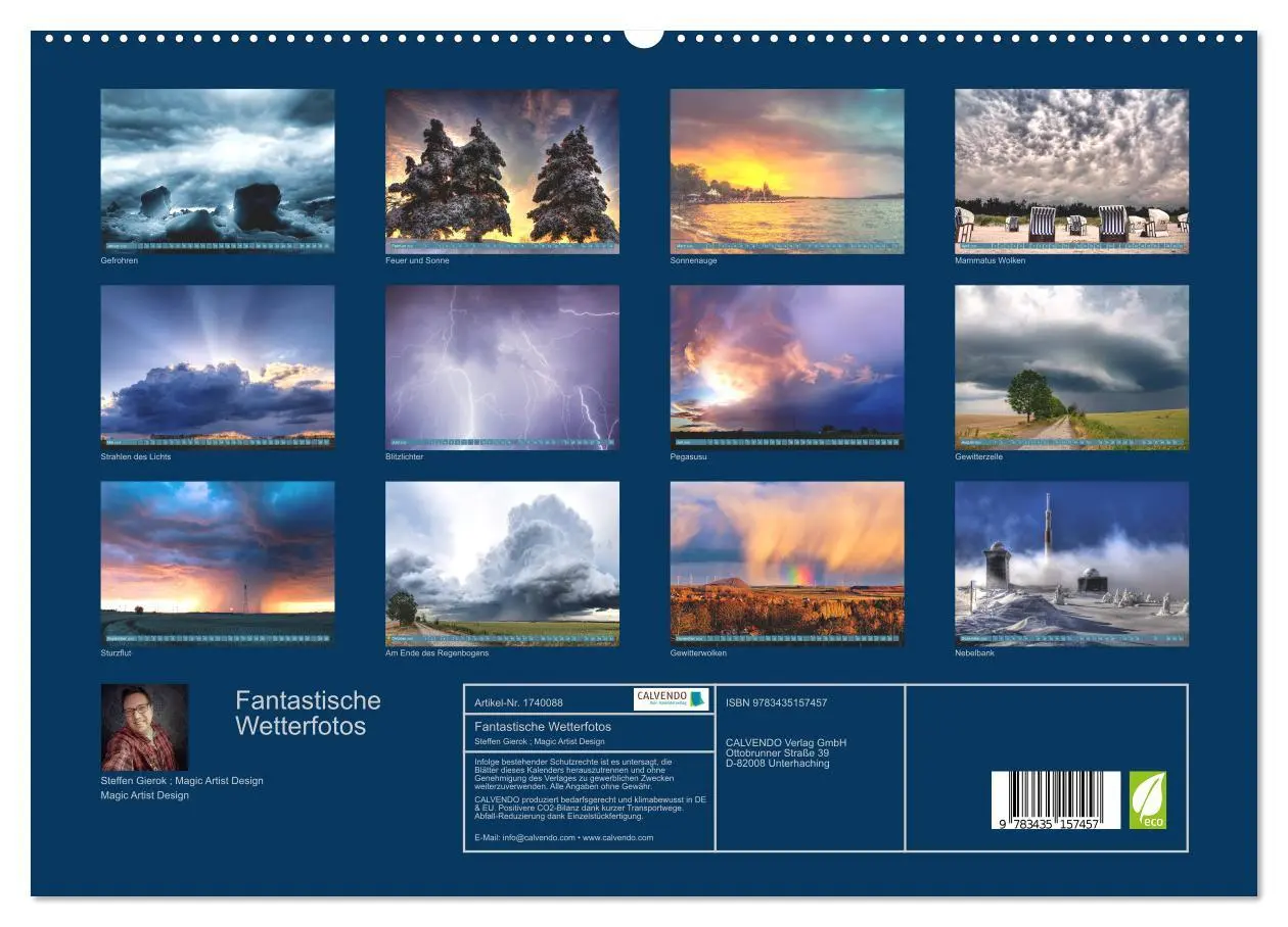 Bild: 9783435157457 | Fantastische Wetterfotos (hochwertiger Premium Wandkalender 2025...