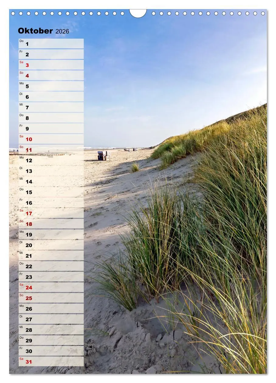 Bild: 9783516407457 | An der See Geburtstagsplaner (Wandkalender 2026 DIN A3 hoch),...