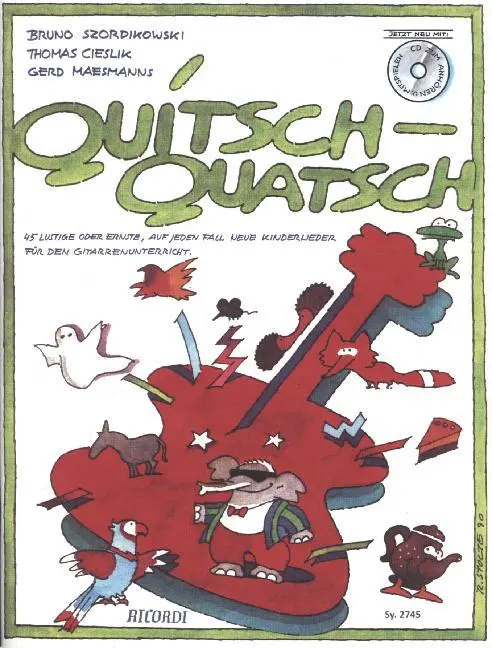 Cover: 9790204227457 | Quitsch-Quatsch, für Gitarre, m. Audio-CD | Bruno Szordikowski (u. a.)