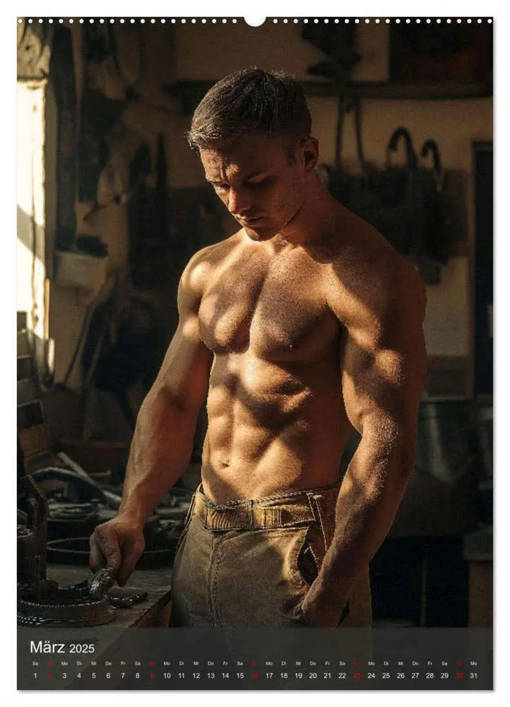 Bild: 9783457237557 | SEXY MÄNNER - Muskeln im Männerkalender (hochwertiger Premium...