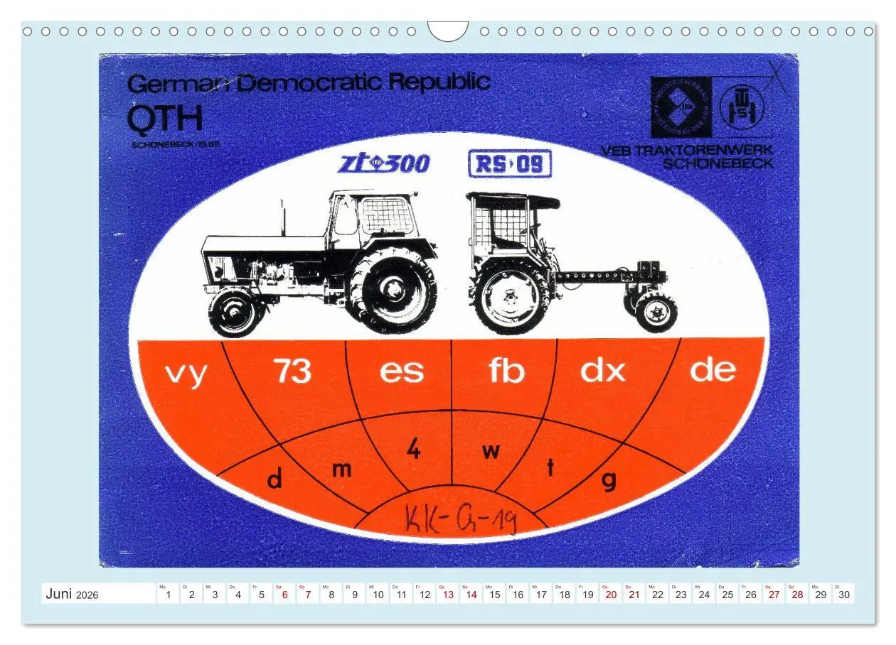 Bild: 9783457307557 | Amateurfunk in der DDR - Historische QSL-Karten (Wandkalender 2026...
