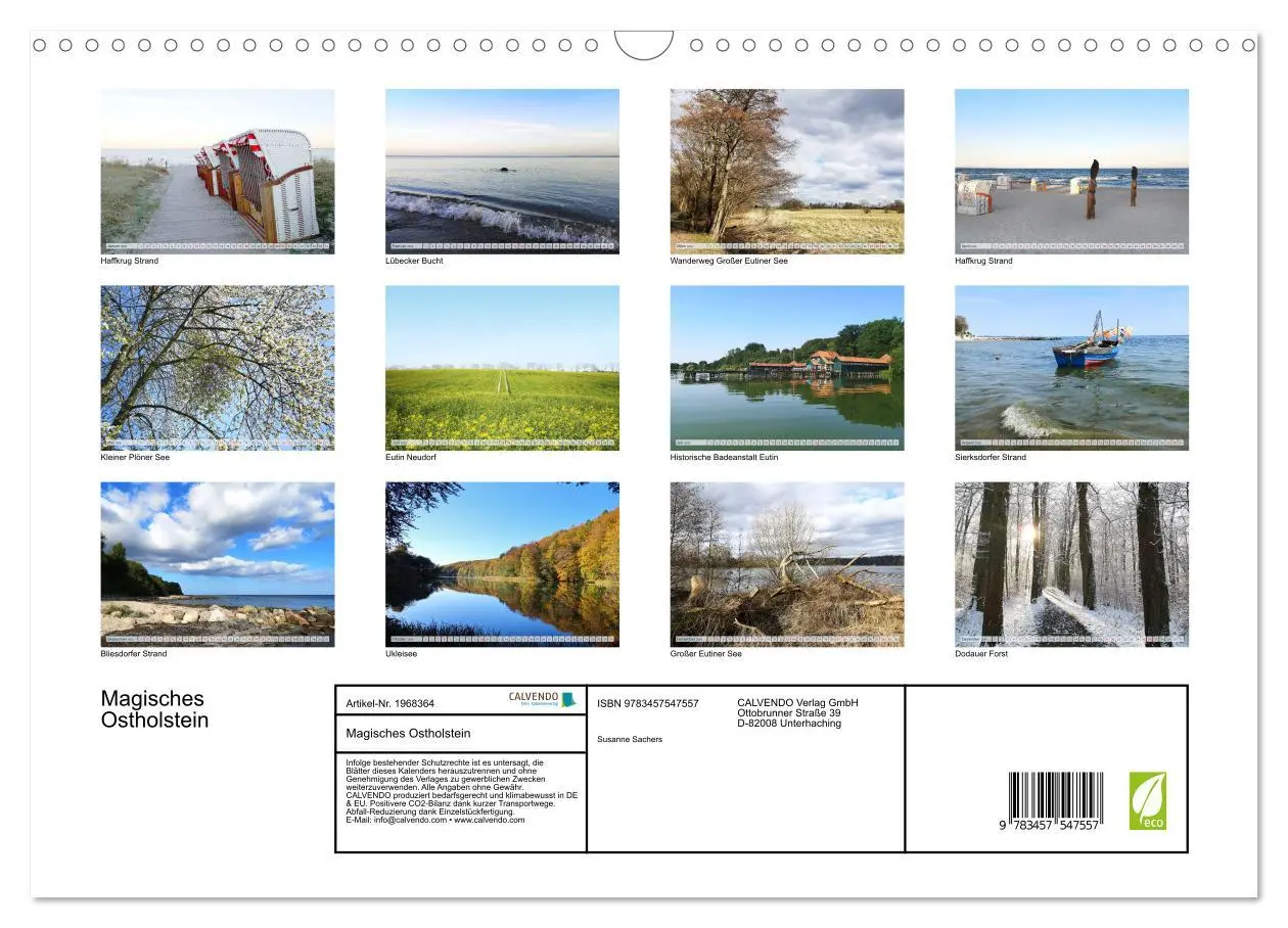 Bild: 9783457547557 | Magisches Ostholstein (Wandkalender 2026 DIN A3 quer), CALVENDO...
