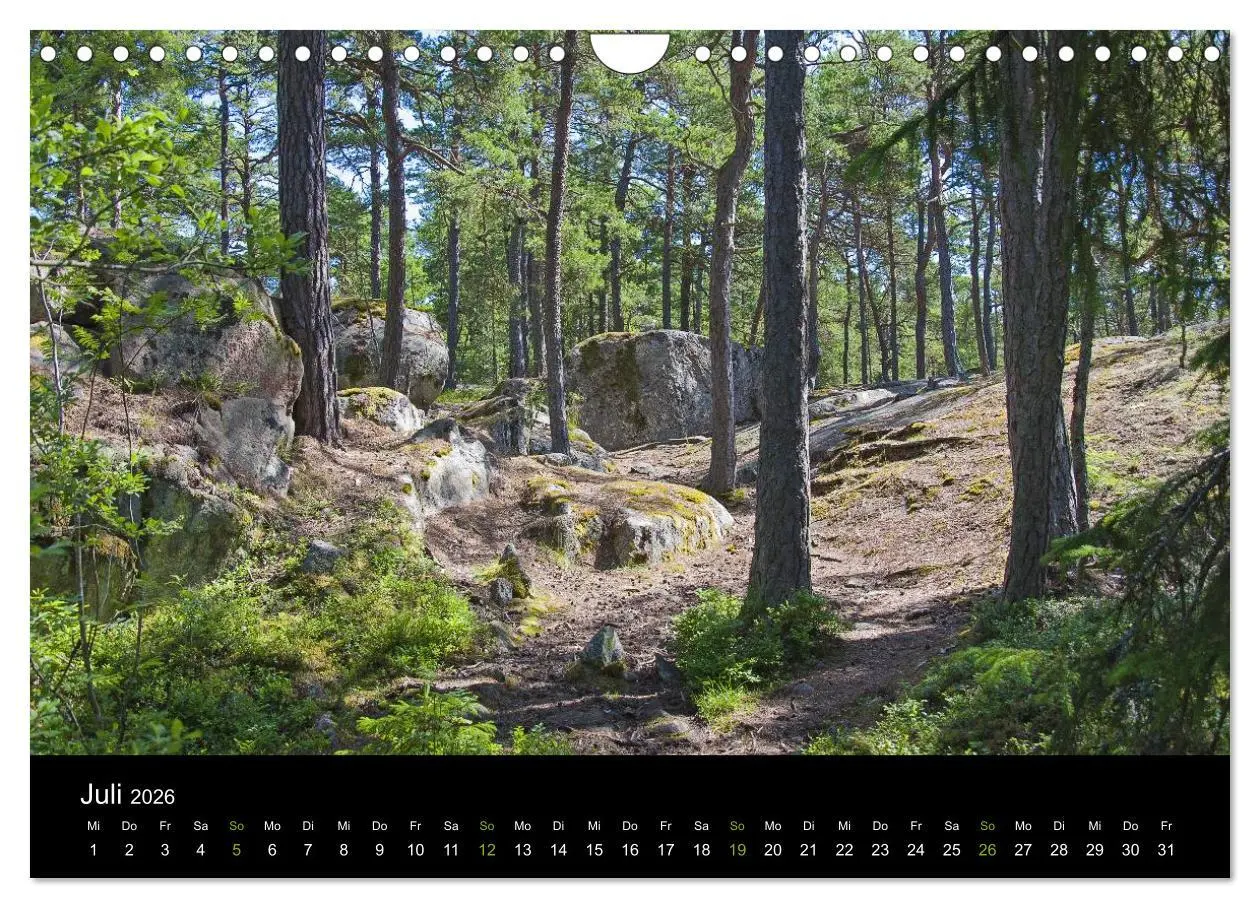 Bild: 9783516187557 | Südschweden (Wandkalender 2026 DIN A4 quer), CALVENDO Monatskalender