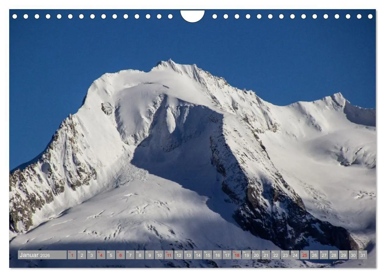 Bild: 9783516707557 | Die Zillertaler Alpen (Wandkalender 2026 DIN A4 quer), CALVENDO...