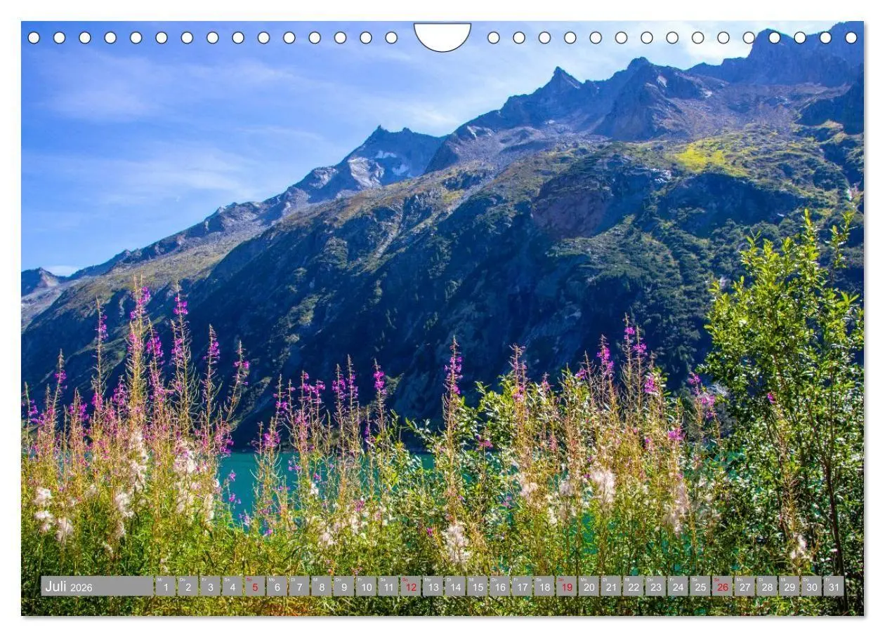 Bild: 9783516707557 | Die Zillertaler Alpen (Wandkalender 2026 DIN A4 quer), CALVENDO...