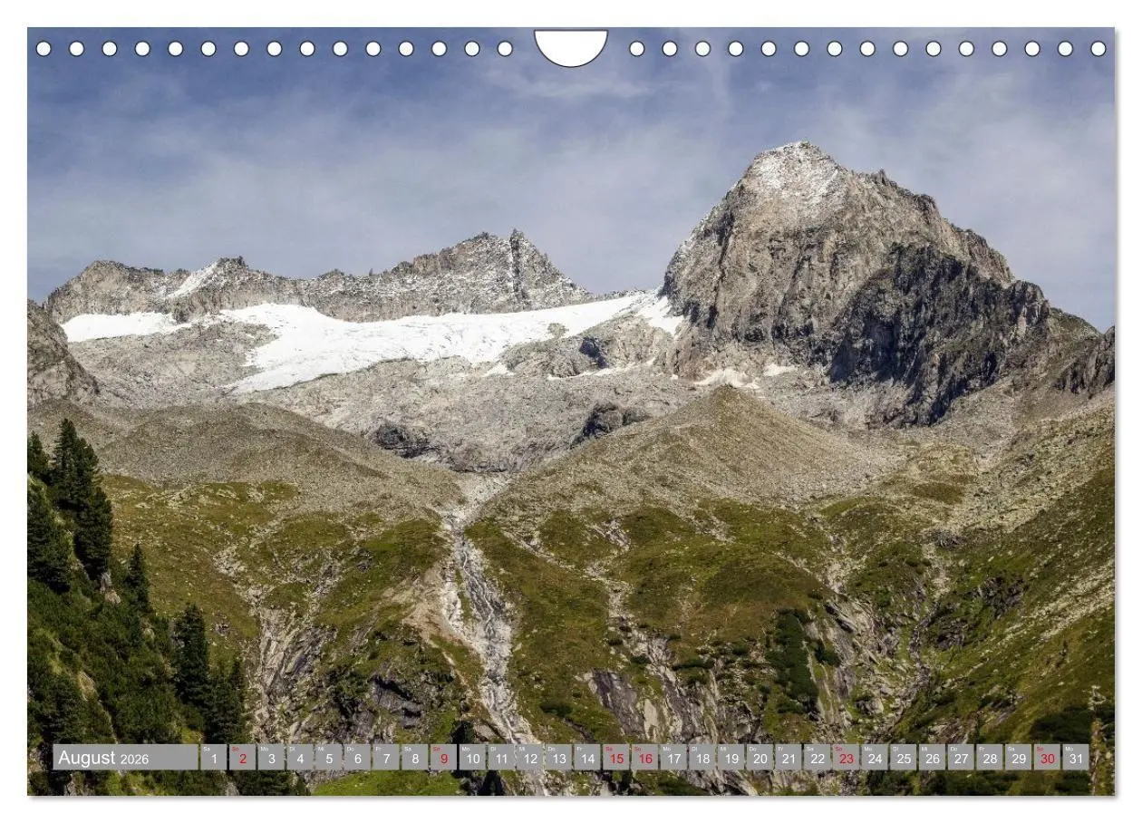 Bild: 9783516707557 | Die Zillertaler Alpen (Wandkalender 2026 DIN A4 quer), CALVENDO...