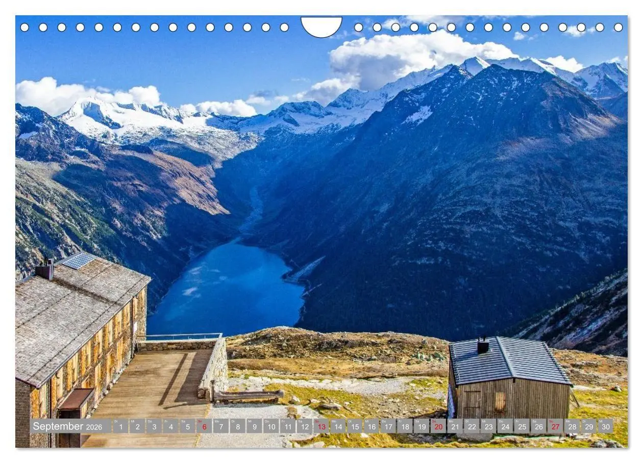 Bild: 9783516707557 | Die Zillertaler Alpen (Wandkalender 2026 DIN A4 quer), CALVENDO...