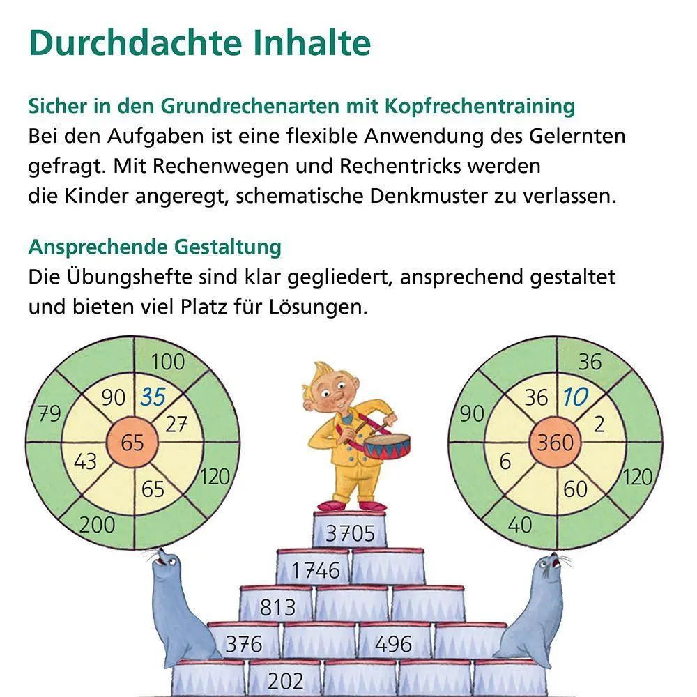 Bild: 9783619457557 | Das Übungsheft Mathematik 4 - DIN A4 | Denk- und Rechentraining | 2024