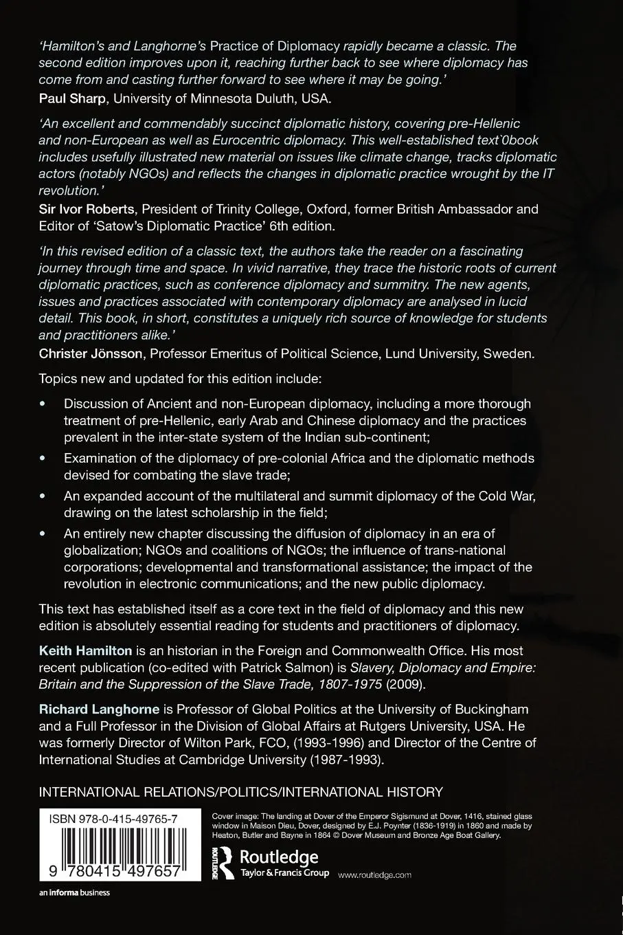 Rückseite: 9780415497657 | The Practice of Diplomacy | Its Evolution, Theory and Administration