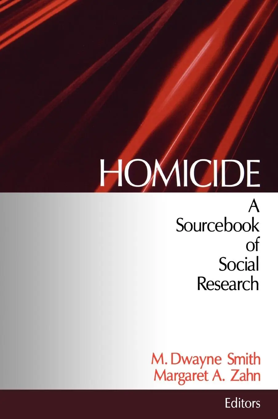 Cover: 9780761907657 | Homicide | A Sourcebook of Social Research | M. Dwayne Smith (u. a.)