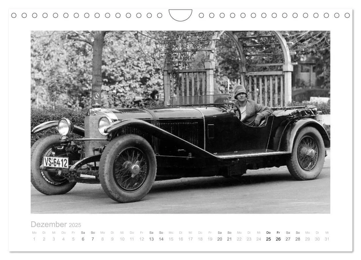 Bild: 9783435447657 | Luxus Oldtimer - Mercedes (Wandkalender 2025 DIN A4 quer), CALVENDO...