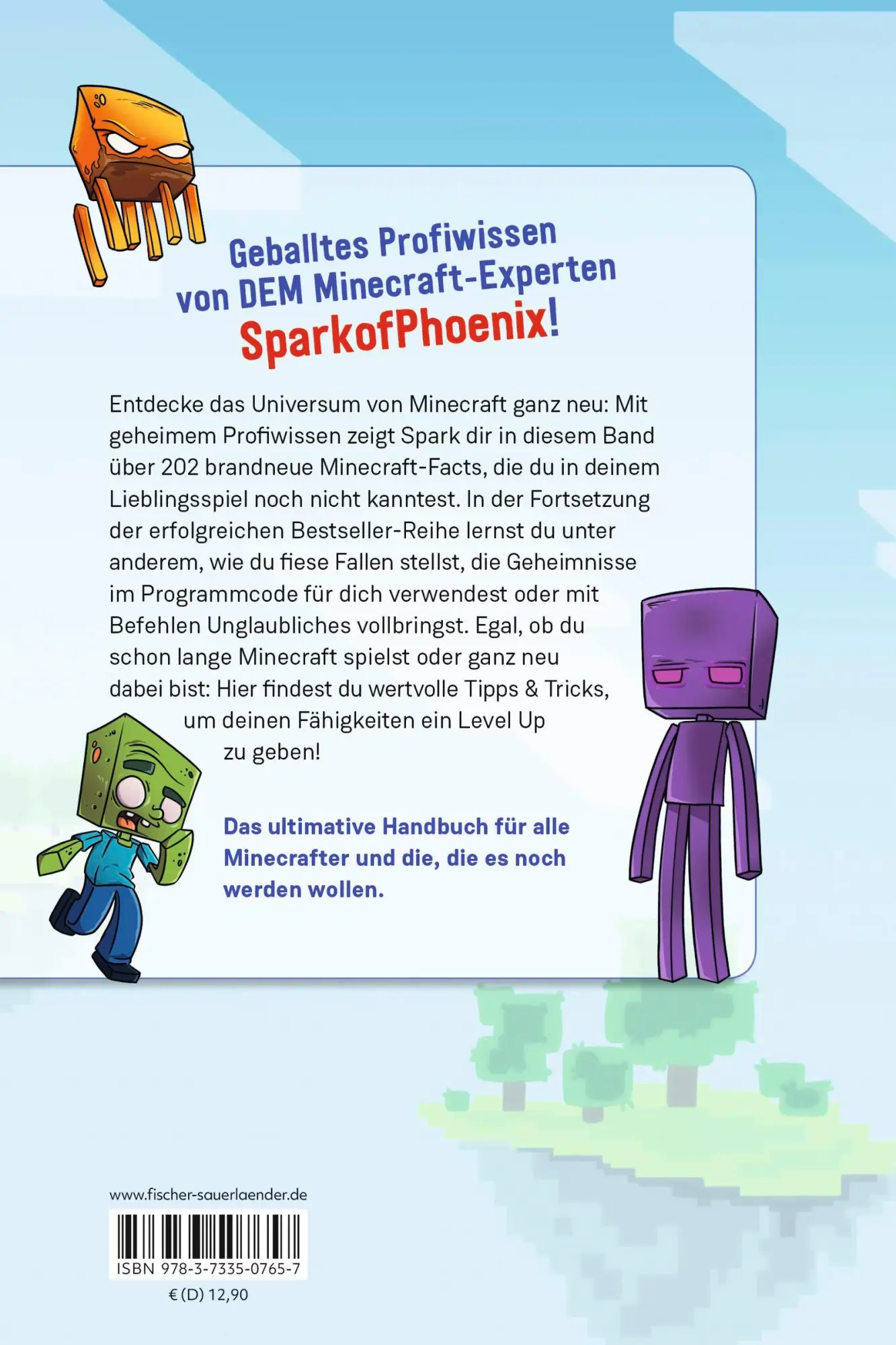 Rückseite: 9783733507657 | SparkofPhoenix: 202 Dinge in Minecraft, die du noch nicht wusstest