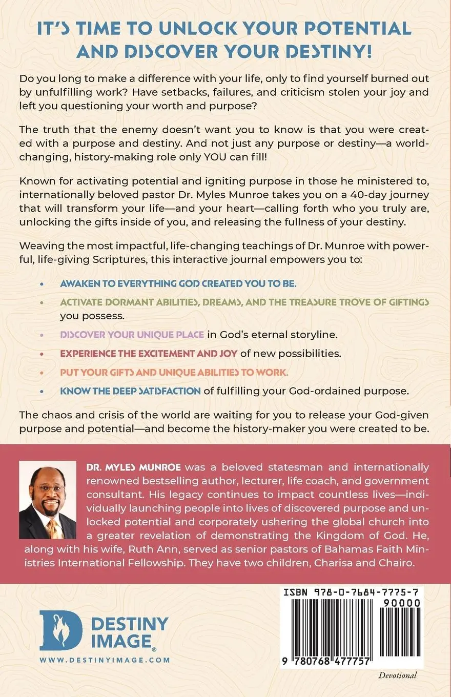 Rückseite: 9780768477757 | Become Who You Were Meant to Be | Myles Munroe | Taschenbuch | 2024
