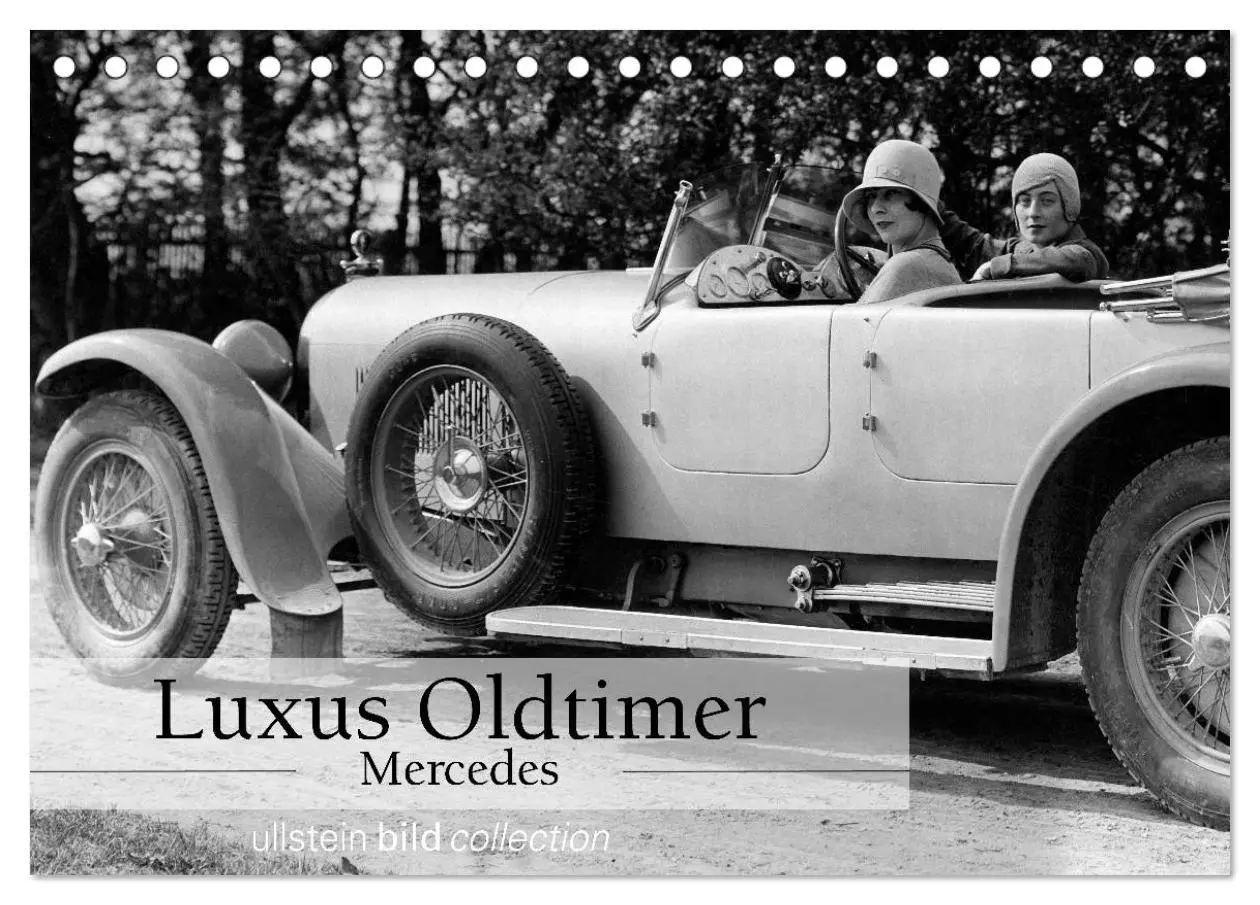 Cover: 9783457767757 | Luxus Oldtimer - Mercedes (Tischkalender 2026 DIN A5 quer),...