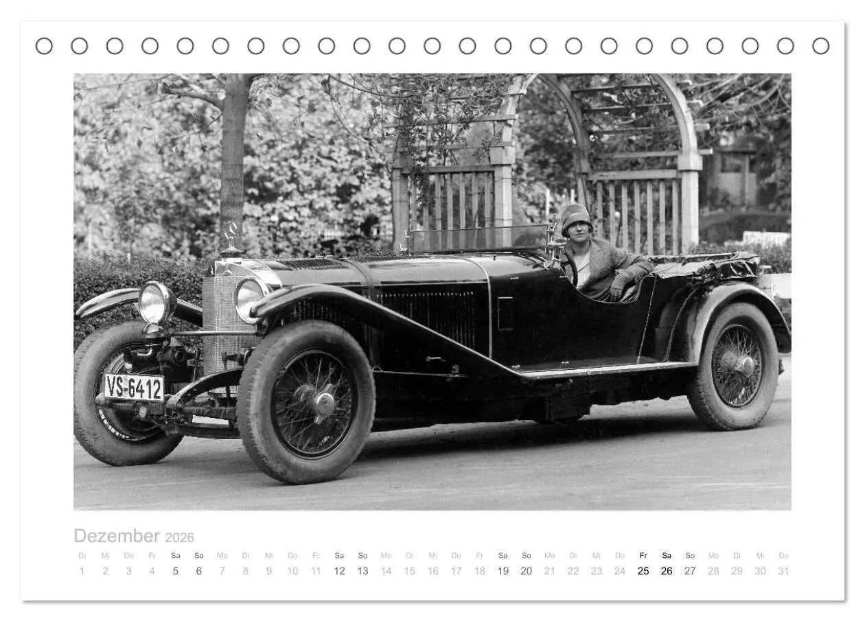 Bild: 9783457767757 | Luxus Oldtimer - Mercedes (Tischkalender 2026 DIN A5 quer),...