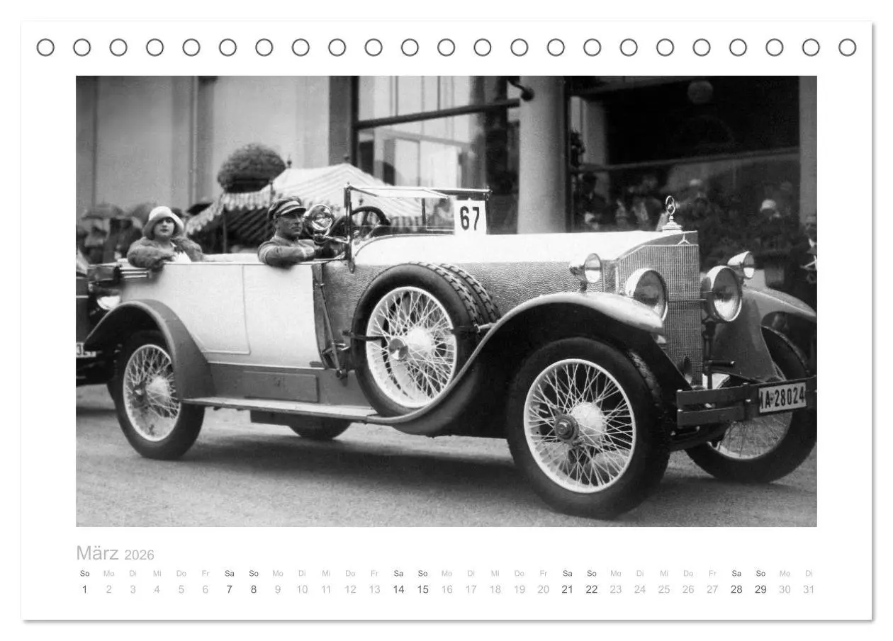 Bild: 9783457767757 | Luxus Oldtimer - Mercedes (Tischkalender 2026 DIN A5 quer),...