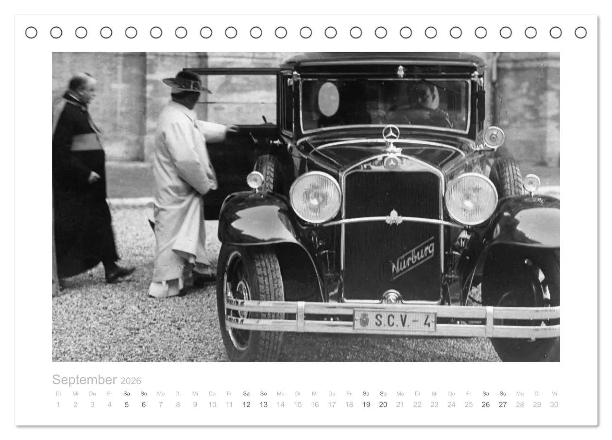 Bild: 9783457767757 | Luxus Oldtimer - Mercedes (Tischkalender 2026 DIN A5 quer),...