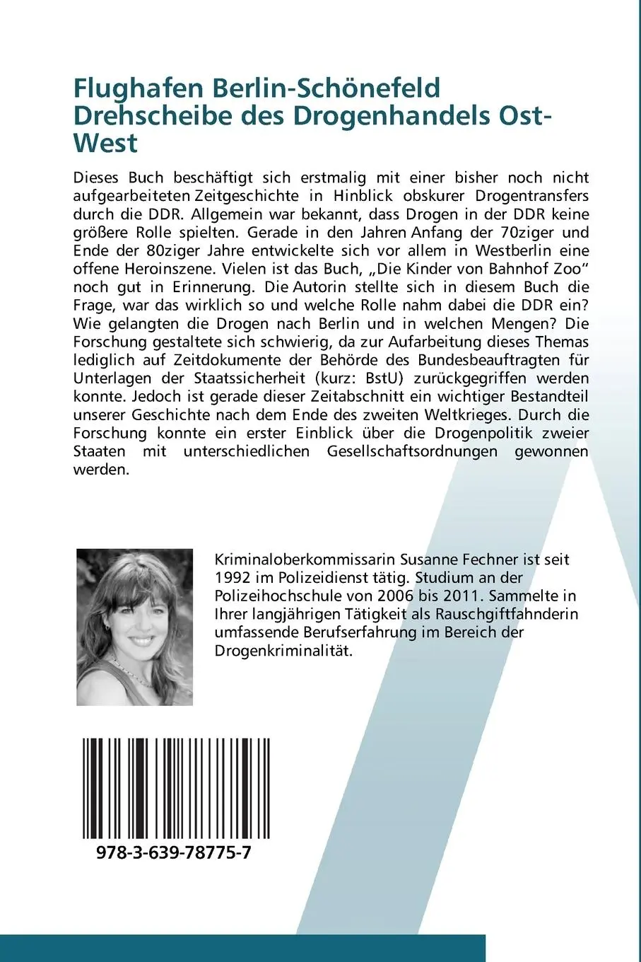 Rückseite: 9783639787757 | Flughafen Berlin-Schönefeld Drehscheibe des Drogenhandels Ost-West