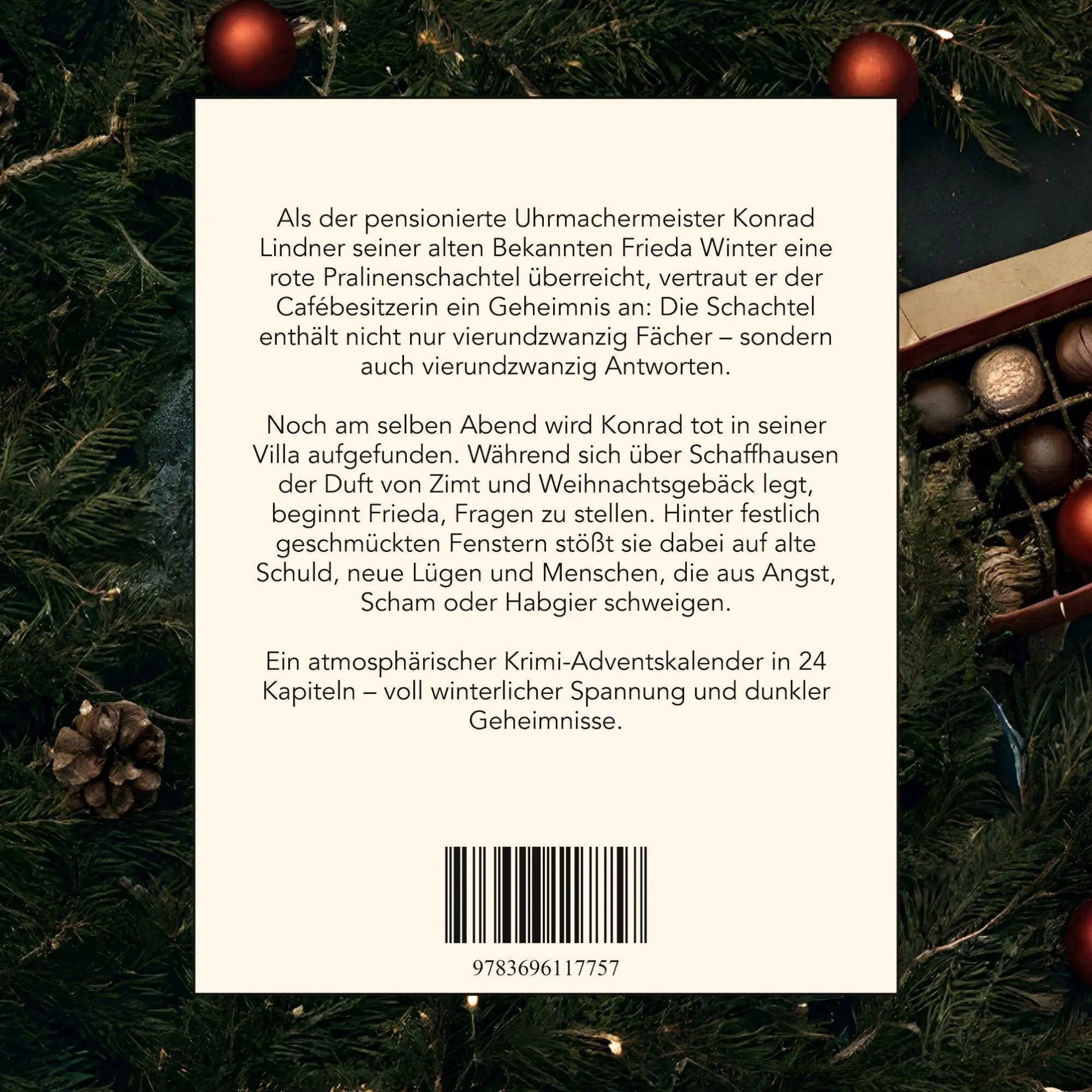 Rückseite: 9783696117757 | Mord in Schaffhausen | Der Krimi-Adventskalender in 24 Akten | Maier