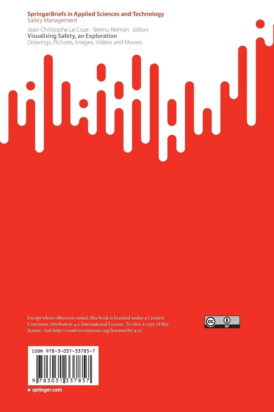 Rückseite: 9783031337857 | Visualising Safety, an Exploration | Teemu Reiman (u. a.) | Buch | vi