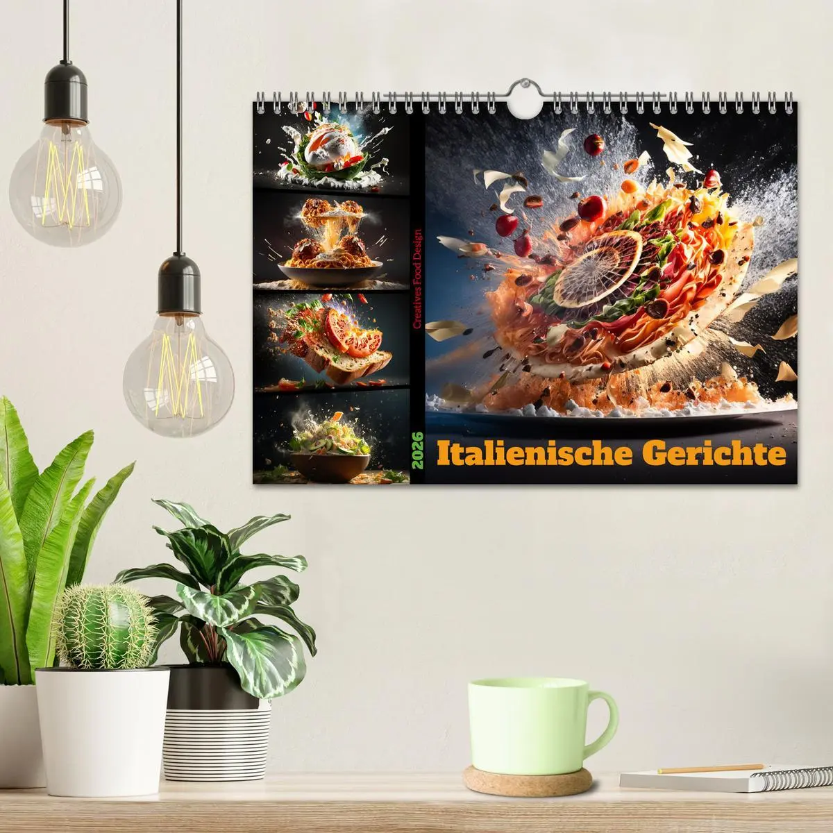 Bild: 9783457377857 | Italienische Gerichte (Wandkalender 2026 DIN A4 quer), CALVENDO...