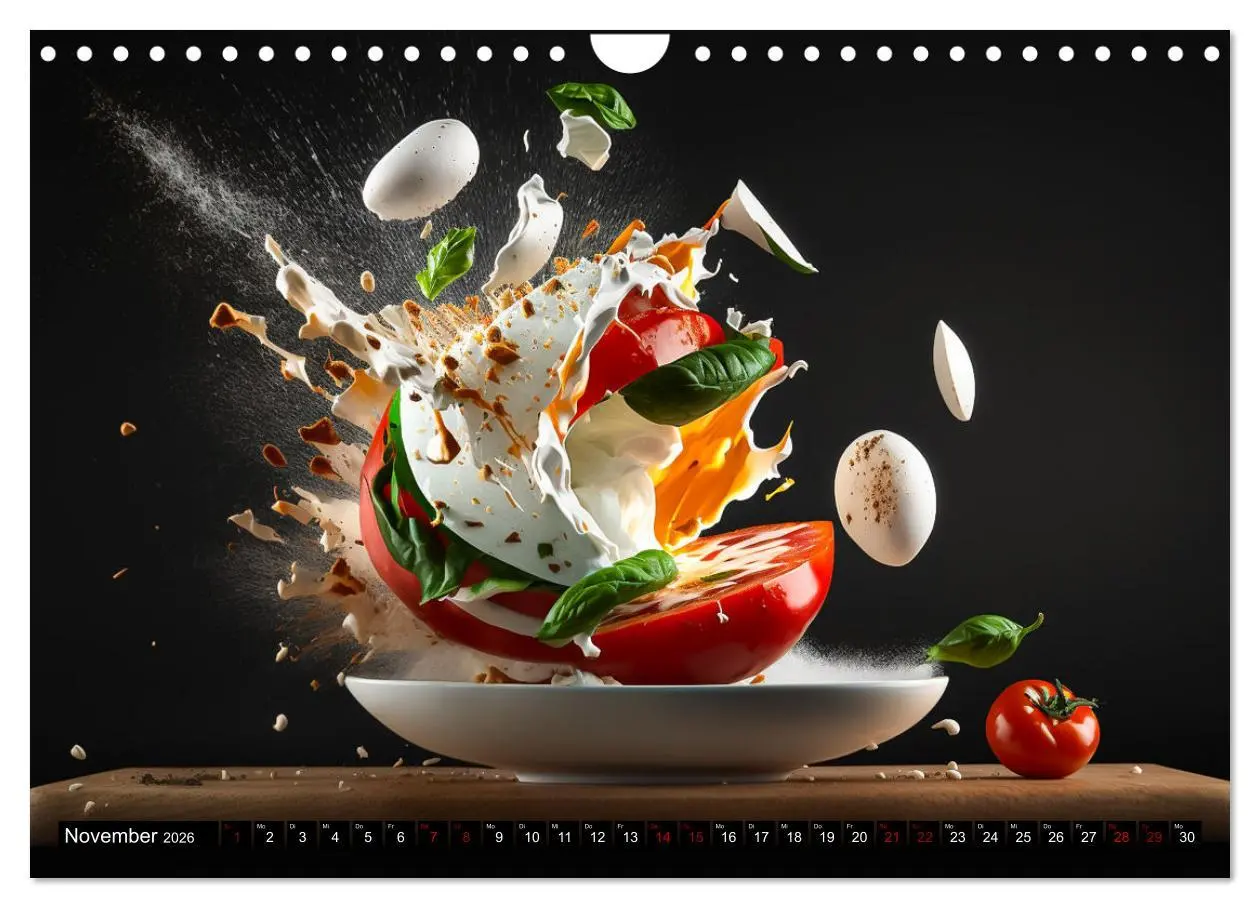 Bild: 9783457377857 | Italienische Gerichte (Wandkalender 2026 DIN A4 quer), CALVENDO...