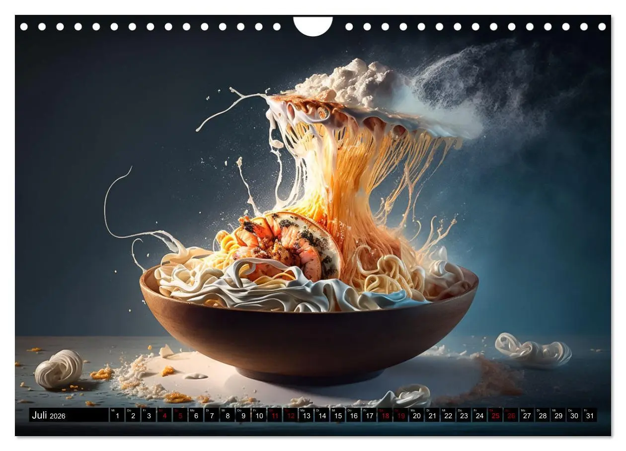 Bild: 9783457377857 | Italienische Gerichte (Wandkalender 2026 DIN A4 quer), CALVENDO...