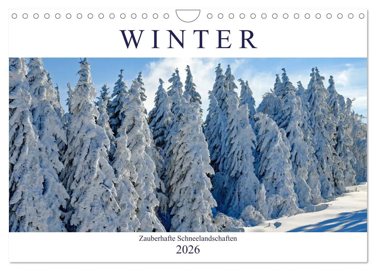Cover: 9783457827857 | Winter. Zauberhafte Schneelandschaften (Wandkalender 2026 DIN A4...
