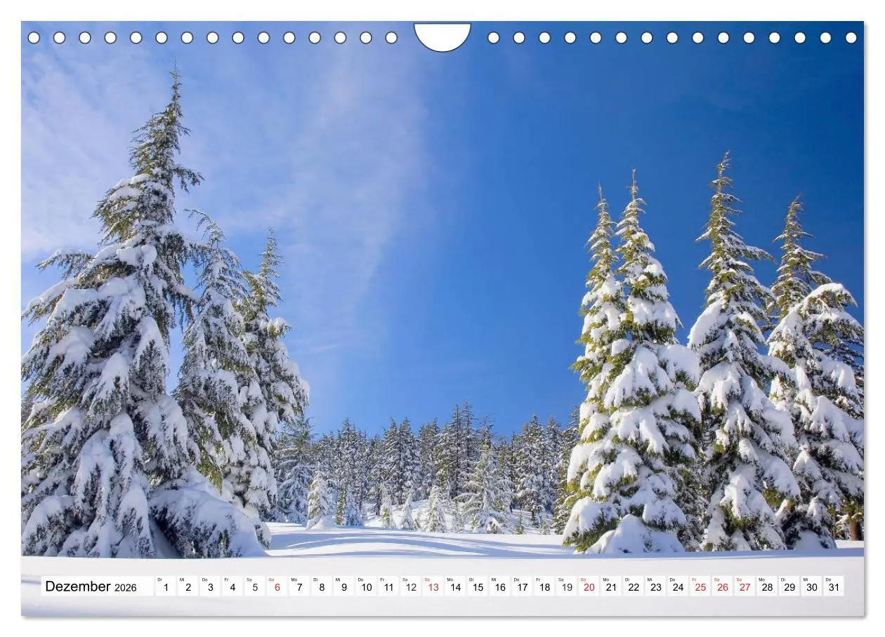 Bild: 9783457827857 | Winter. Zauberhafte Schneelandschaften (Wandkalender 2026 DIN A4...
