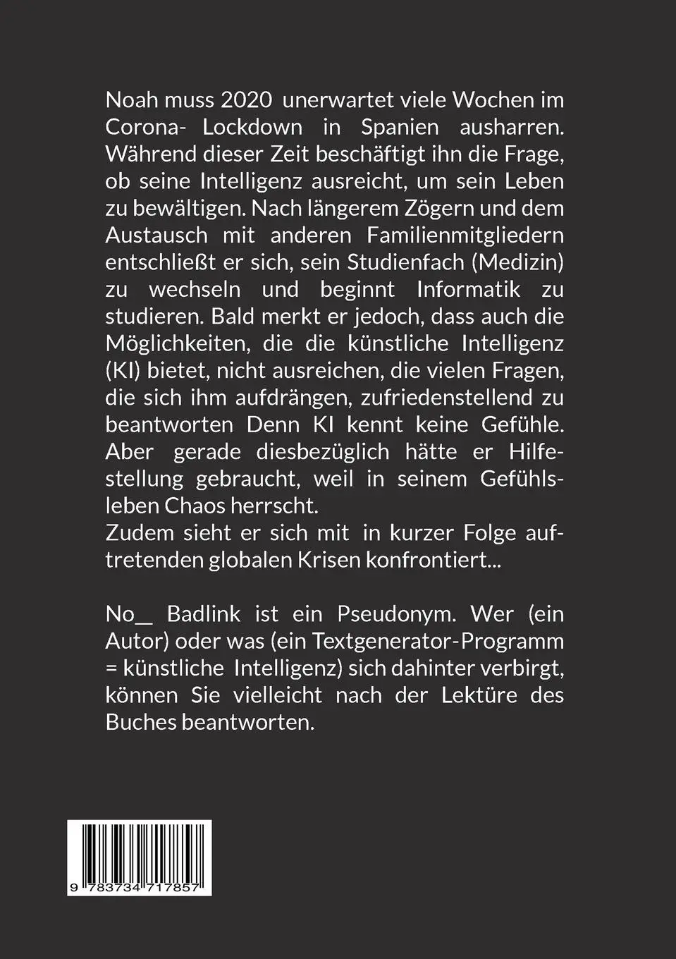 Rückseite: 9783734717857 | Was wird aus mir in Zeiten globaler Krisen | No Badlink | Taschenbuch