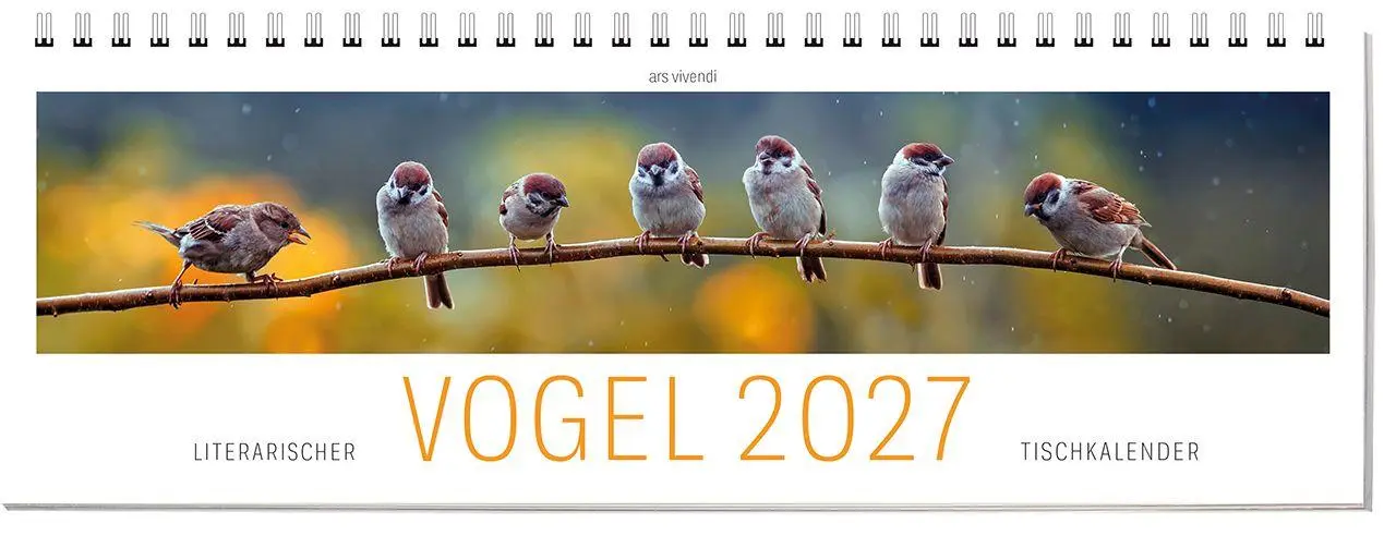 Cover: 9783747207857 | Tischkalender Vogel 2027 | Wochentischkalender | Vivendi Ars | 53 S.
