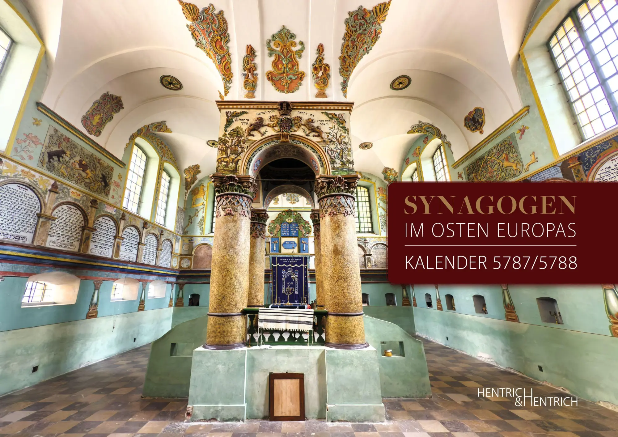 Cover: 9783955657857 | Synagogen im Osten Europas | Kalender 5787/5788 | Alex Jacobowitz