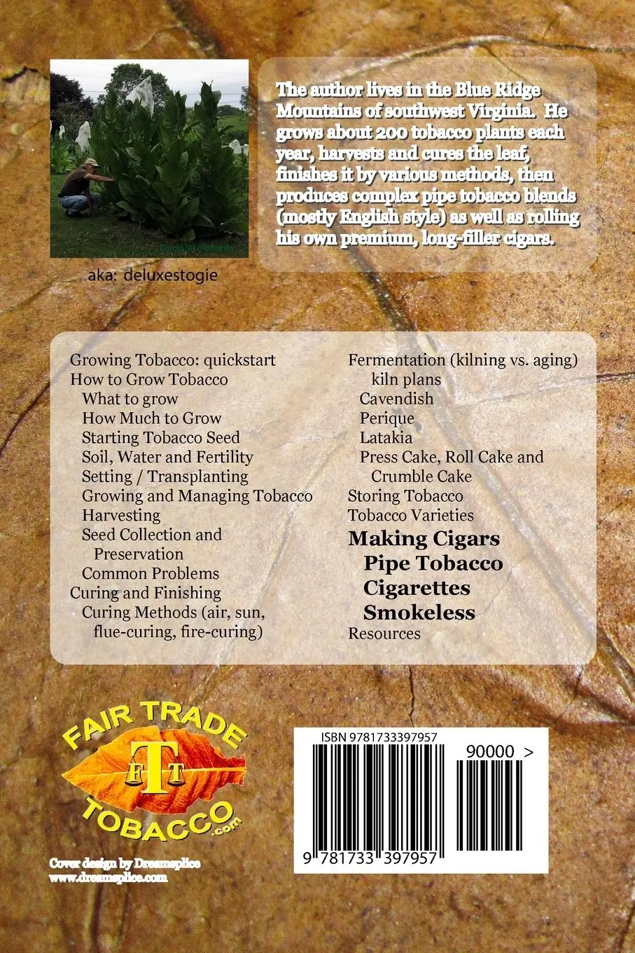 Rückseite: 9781733397957 | Grow Your Own Cigars | growing, curing and finishing tobacco at home