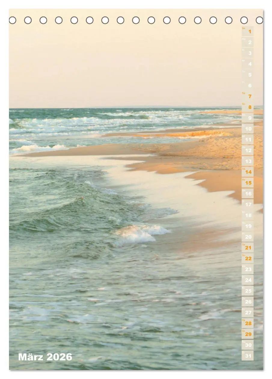 Bild: 9783516387957 | Kurische Nehrung - Am langen, weichen Ostsee-Strand (Tischkalender...