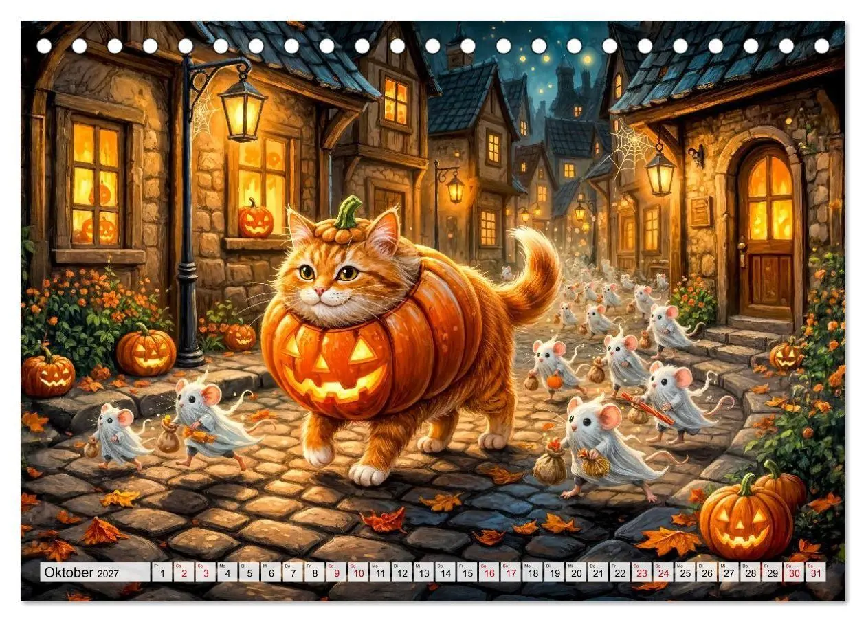 Bild: 9783594367957 | Katze und Mäuse - Humorvolle Tiergeschichten (Tischkalender 2027...