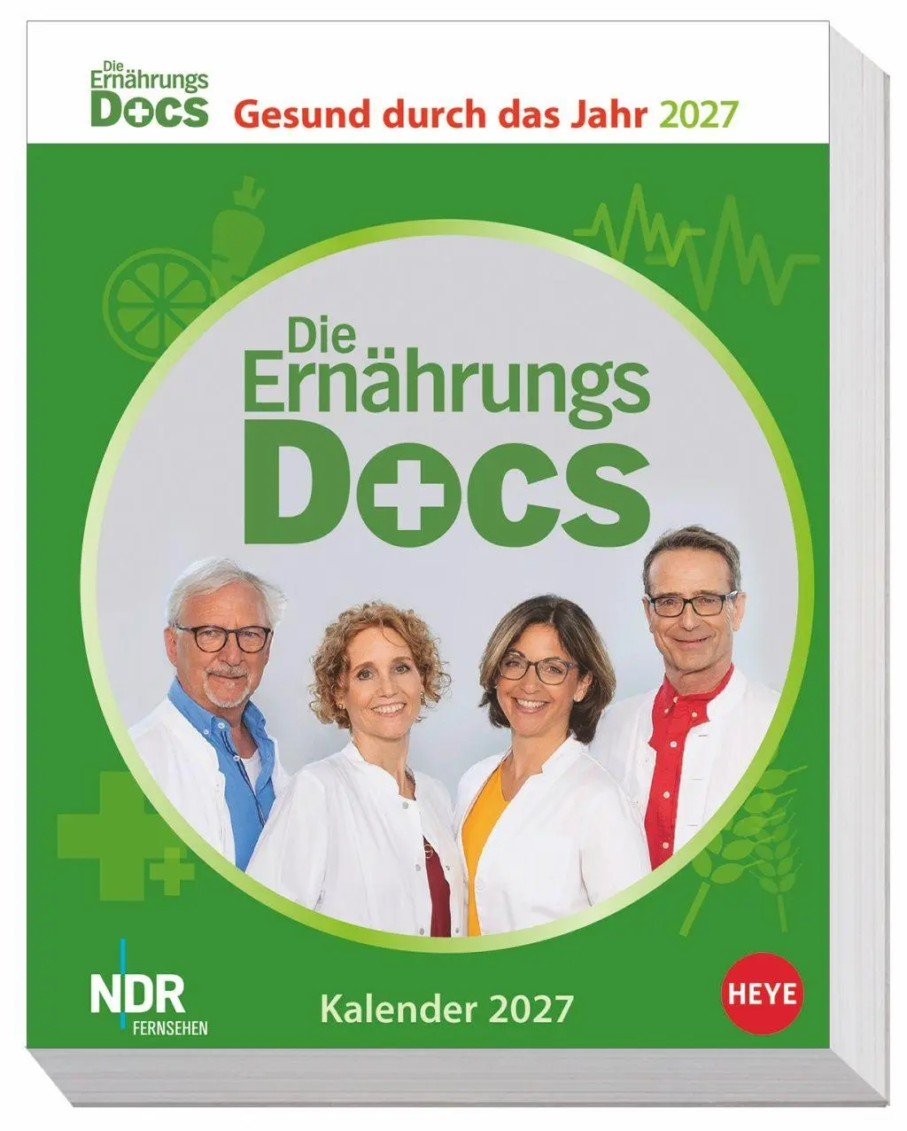 Cover: 9783756417957 | Die Ernährungs-Docs - Gesund durch das Jahr Tagesabreißkalender 2027