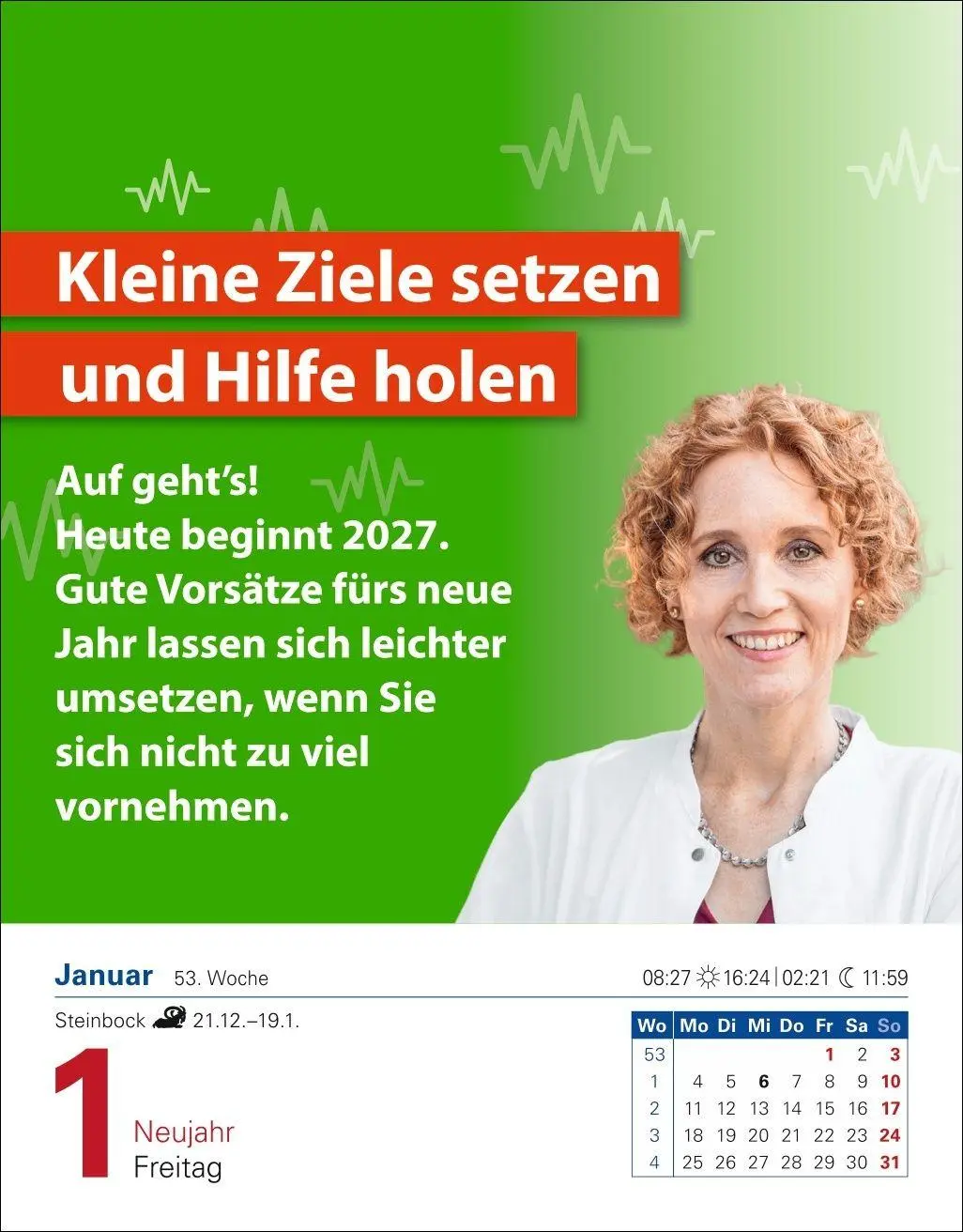 Bild: 9783756417957 | Die Ernährungs-Docs - Gesund durch das Jahr Tagesabreißkalender 2027