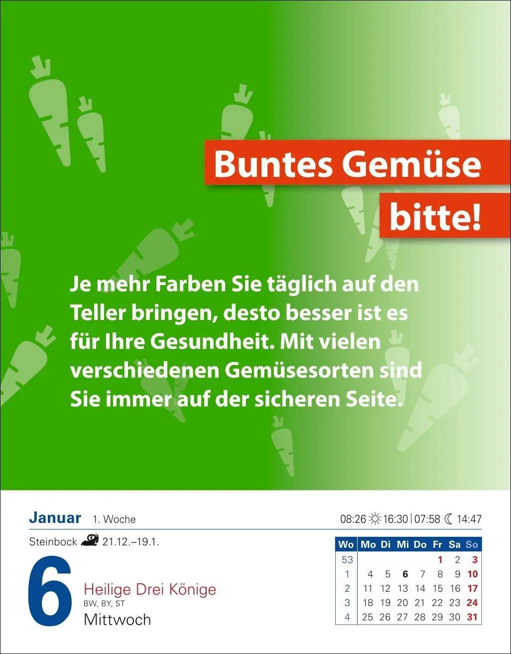 Bild: 9783756417957 | Die Ernährungs-Docs - Gesund durch das Jahr Tagesabreißkalender 2027