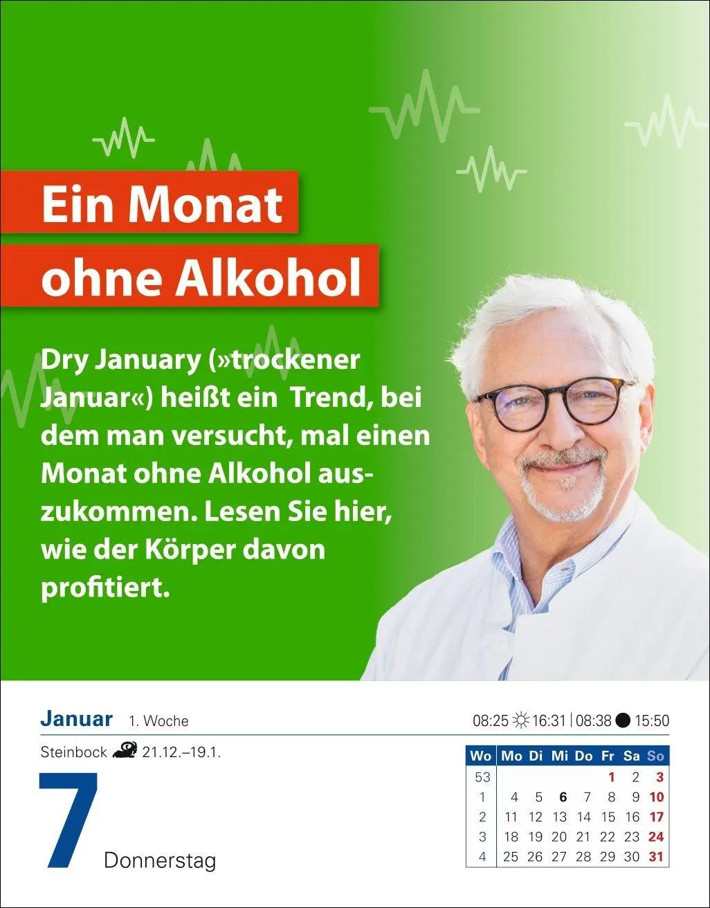 Bild: 9783756417957 | Die Ernährungs-Docs - Gesund durch das Jahr Tagesabreißkalender 2027