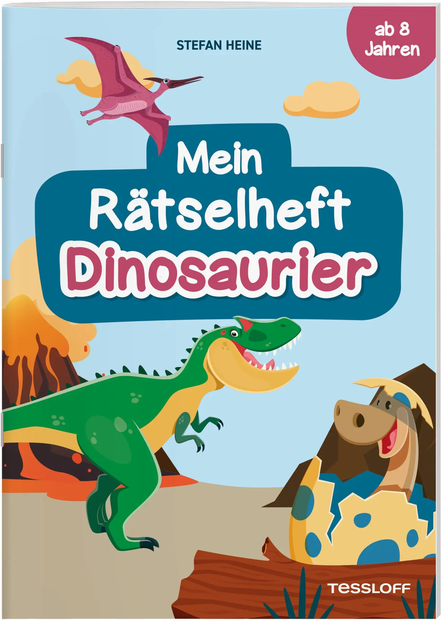 Cover: 9783788647957 | Mein Rätselheft Dinosaurier. Ab 8 Jahren | Stefan Heine | Broschüre