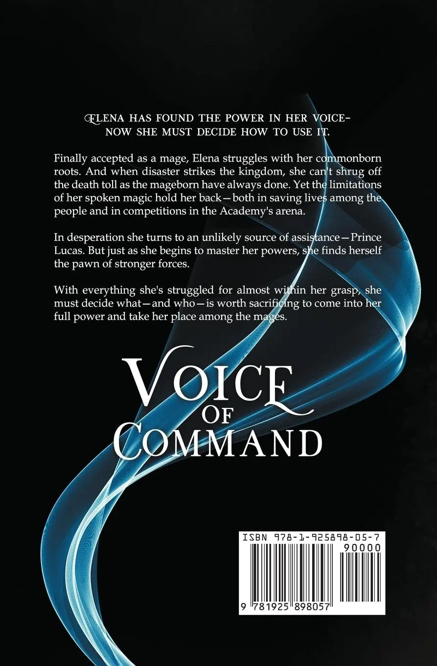 Rückseite: 9781925898057 | Voice of Command | Melanie Cellier | Taschenbuch | Englisch | 2019