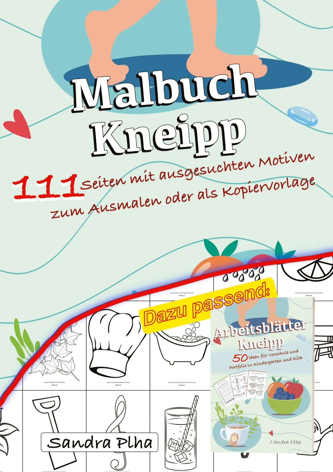 Cover: 9783384208057 | KitaFix Malbuch Kneipp | Sandra Plha | Taschenbuch | 116 S. | Deutsch