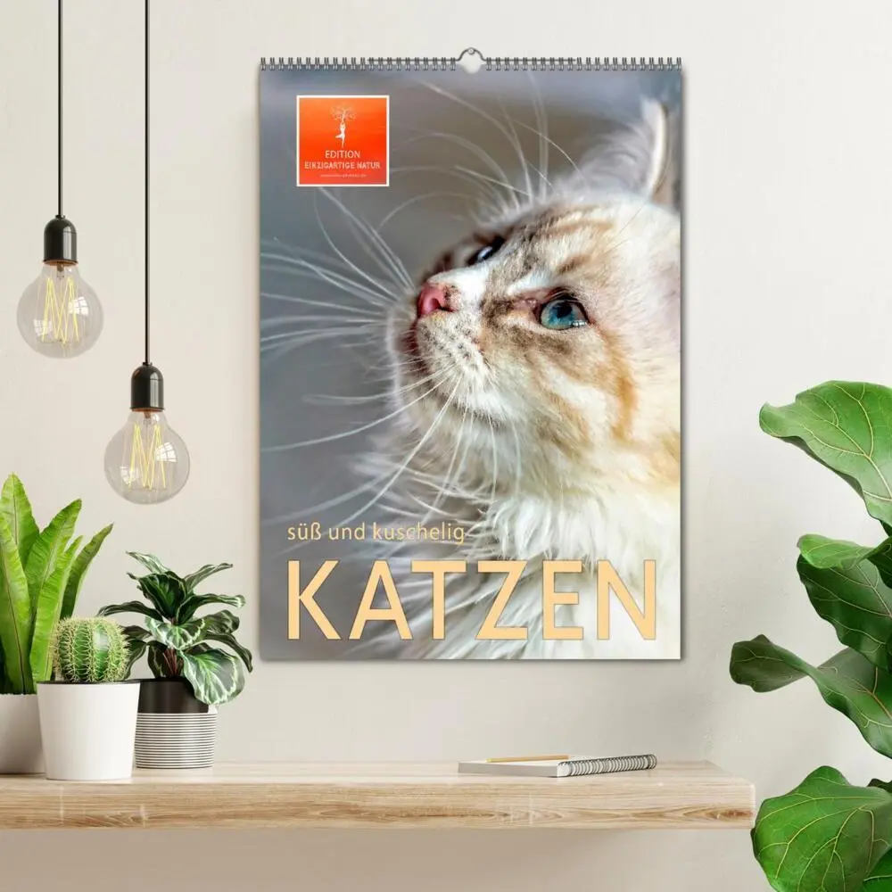 Bild: 9783435928057 | Katzen - süß und kuschelig (Wandkalender 2025 DIN A2 hoch),...