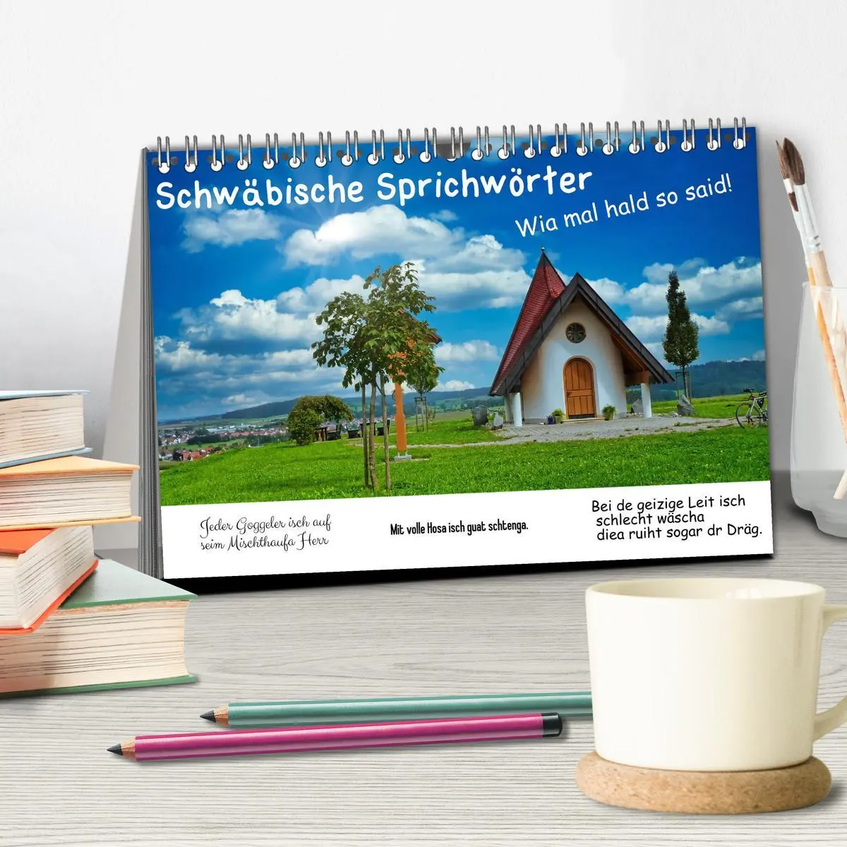 Bild: 9783457498057 | Schwäbische Sprichwörter 1 Wi ma hald so said! (Tischkalender 2026...