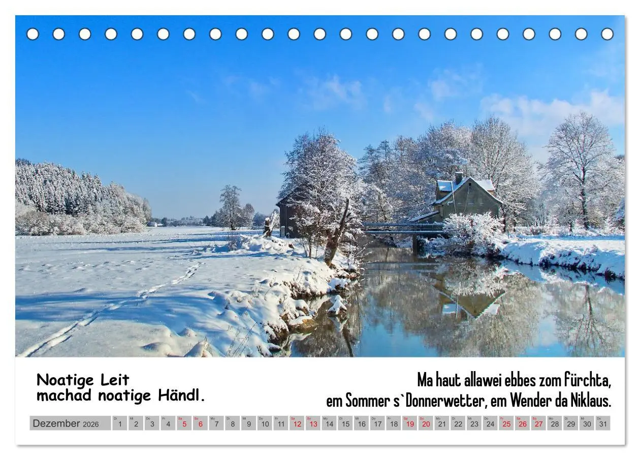 Bild: 9783457498057 | Schwäbische Sprichwörter 1 Wi ma hald so said! (Tischkalender 2026...