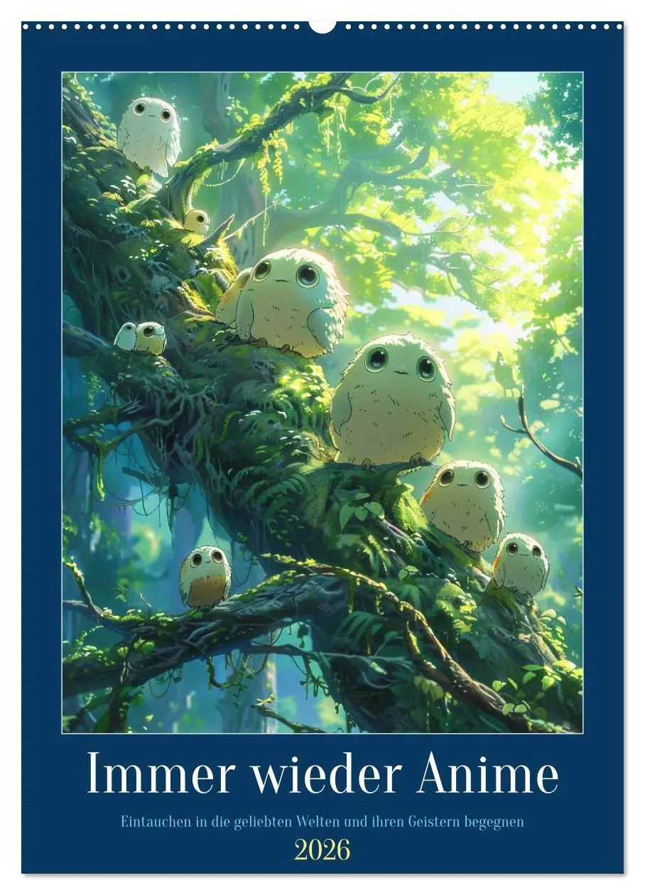 Cover: 9783516278057 | Immer wieder Anime (Wandkalender 2026 DIN A2 hoch), CALVENDO...